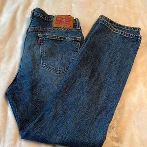 Levi’s 541 Athletic Taper Men’s Jeans 30 X 30 Distressed medium wash
